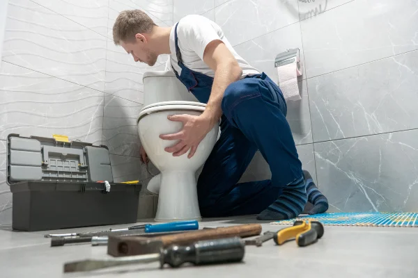 a male plumber uncloging a sink from The Cedar Park Plumber in Austin, TX - Austin TX