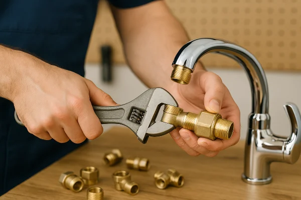 a male plumber installing a toilet from The Cedar Park Plumber in Cedar Park, TX - Plumber near me