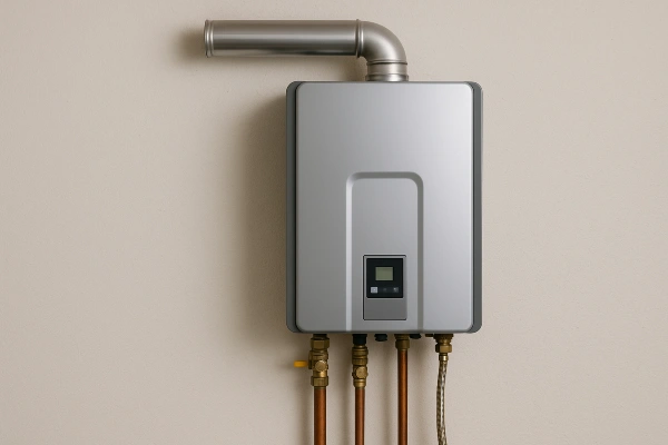 A tankless water heater from The Cedar Park Plumber in Cedar Park, TX - Shower cartridge replacement